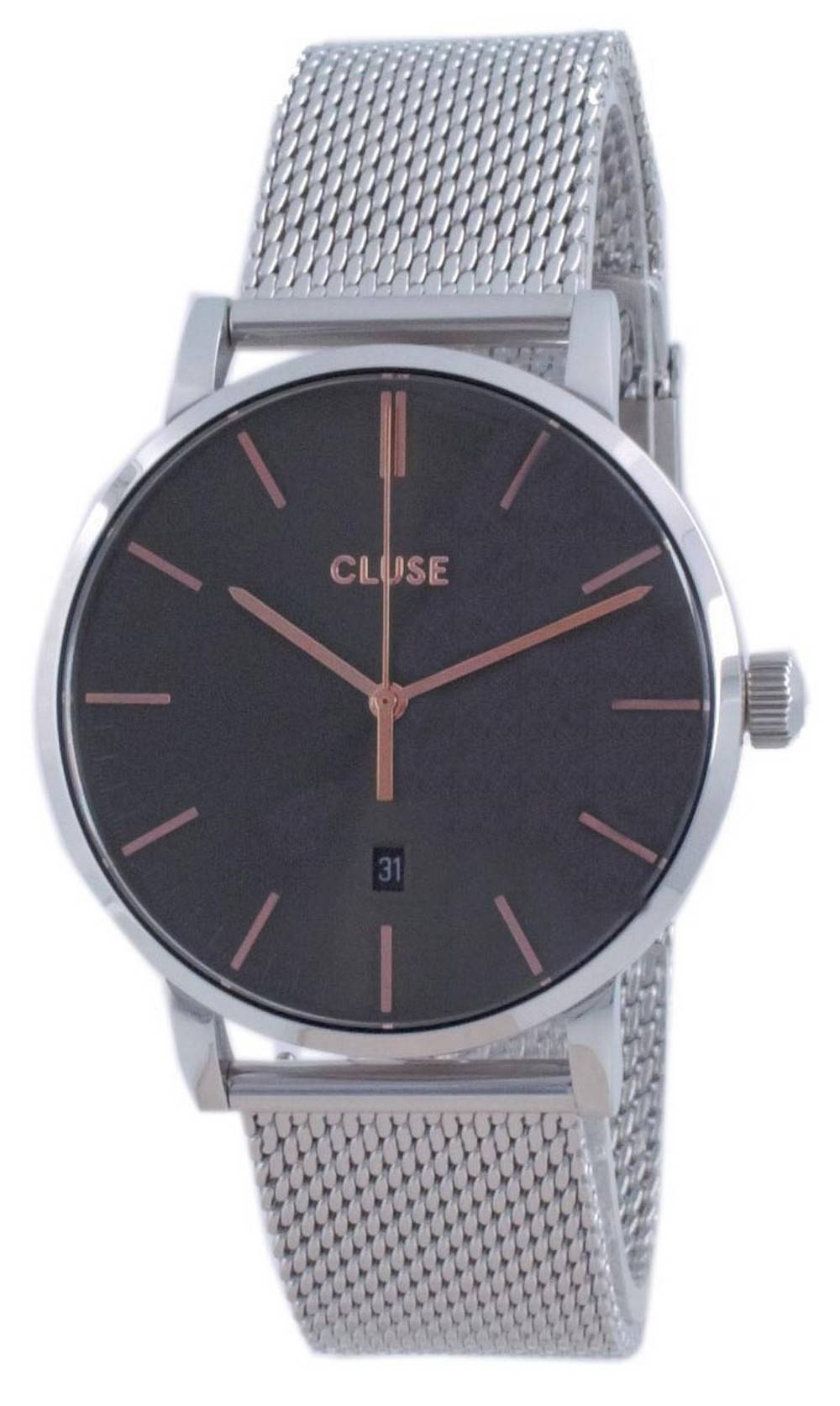 Cluse Aravis Grey Dial Stainless Steel Quartz CW0101501003 Men's Watch - Prestige Stones