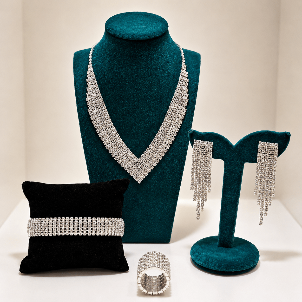 Diamond Cascade Luxe Jewellery Collection - Prestige Stones