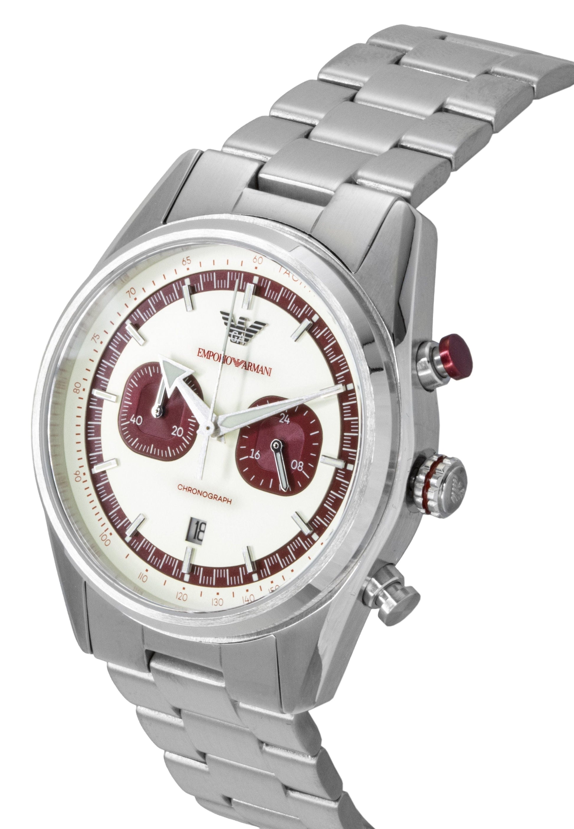 Emporio Armani Chronograph Stainless Steel Multicolor Dial Quartz AR11645 Men's Watch - Prestige Stones