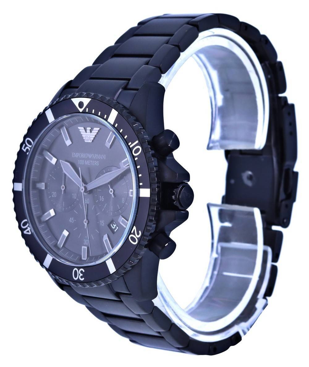 Emporio Armani Chronograph Stainless Steel Quartz AR11363 100M Men's Watch - Prestige Stones