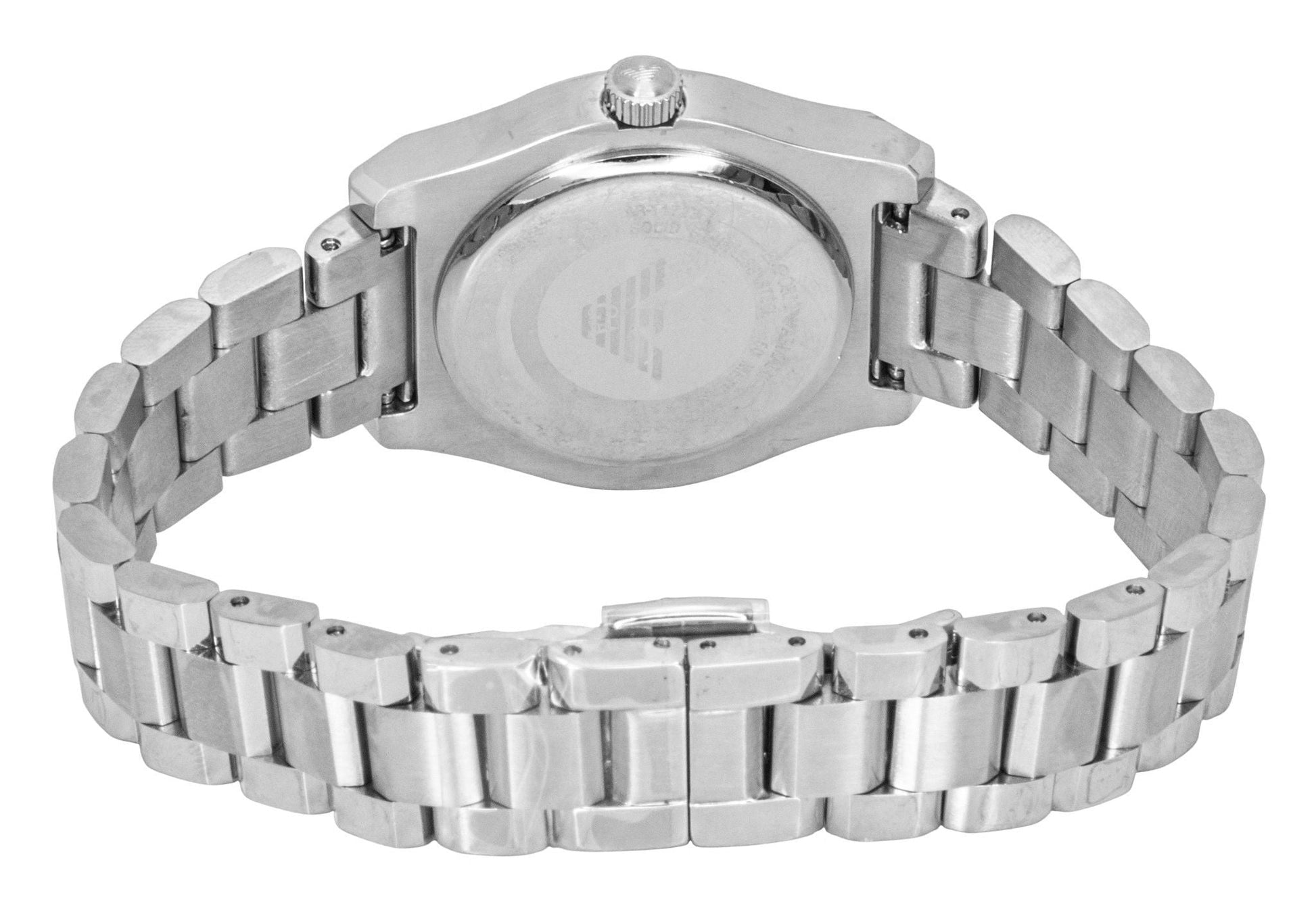 Emporio Armani Stainless Steel Mother Of Pearl Dial Quartz AR11723 Women's Watch - Prestige Stones
