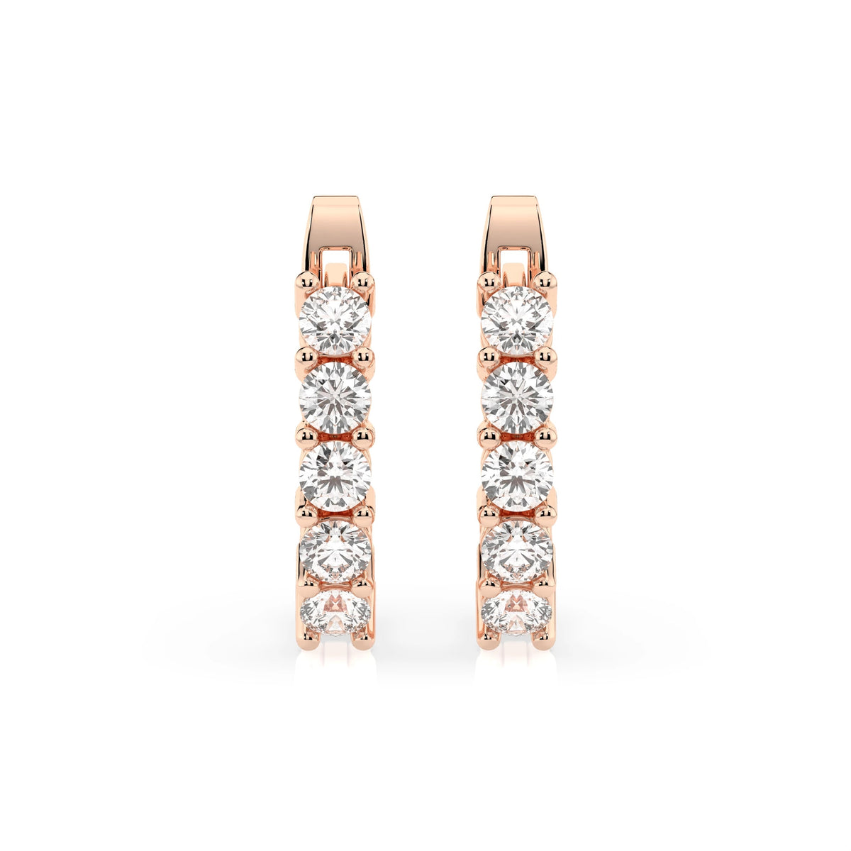 Eternity Earring (Round), 0.6 ct — 102-10098(2.5) - Prestige Stones