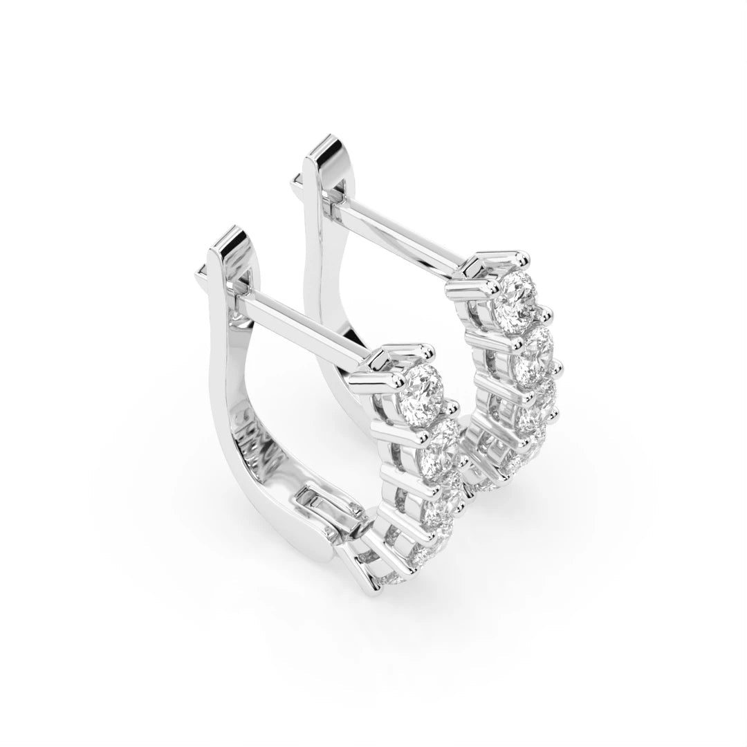 Eternity Earring (Round), 0.6 ct — 102-10098(2.5) - Prestige Stones