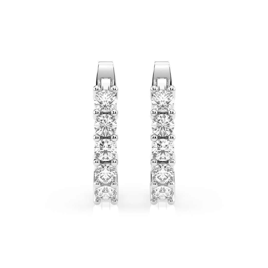 Eternity Earring (Round), 0.6 ct — 102-10098(2.5) - Prestige Stones
