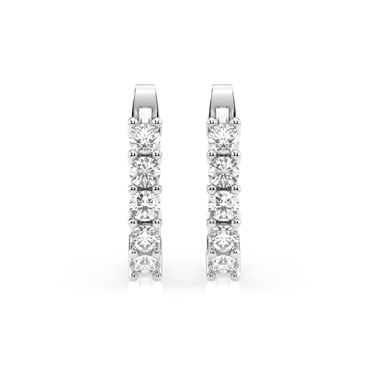 Eternity Earring (Round), 0.6 ct — 102-10098(2.5) - Prestige Stones