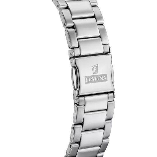 Festina Acero Clasico Stainless Steel Blue Dial Quartz F20707 - 2 Men's Watch - Prestige Stones