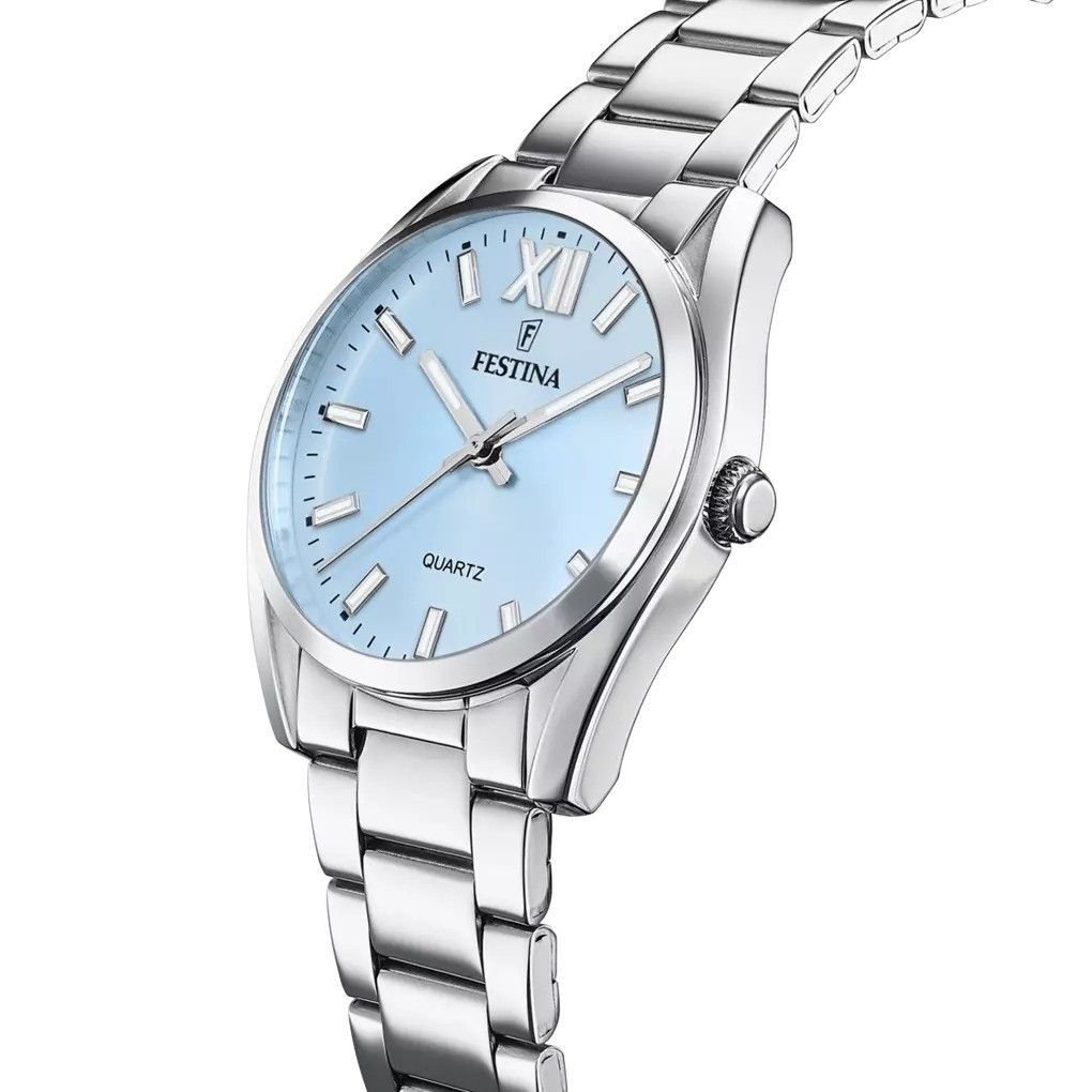 Festina Boyfriend Stainless Steel Blue Dial Quartz F20622 - 3 Women's Watch - Prestige Stones