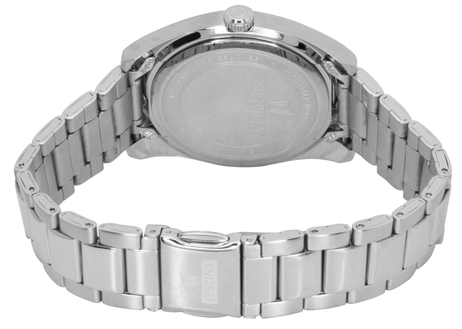 Festina Classic Stainless Steel Black Dial Quartz F20707 - 6 Men's Watch - Prestige Stones