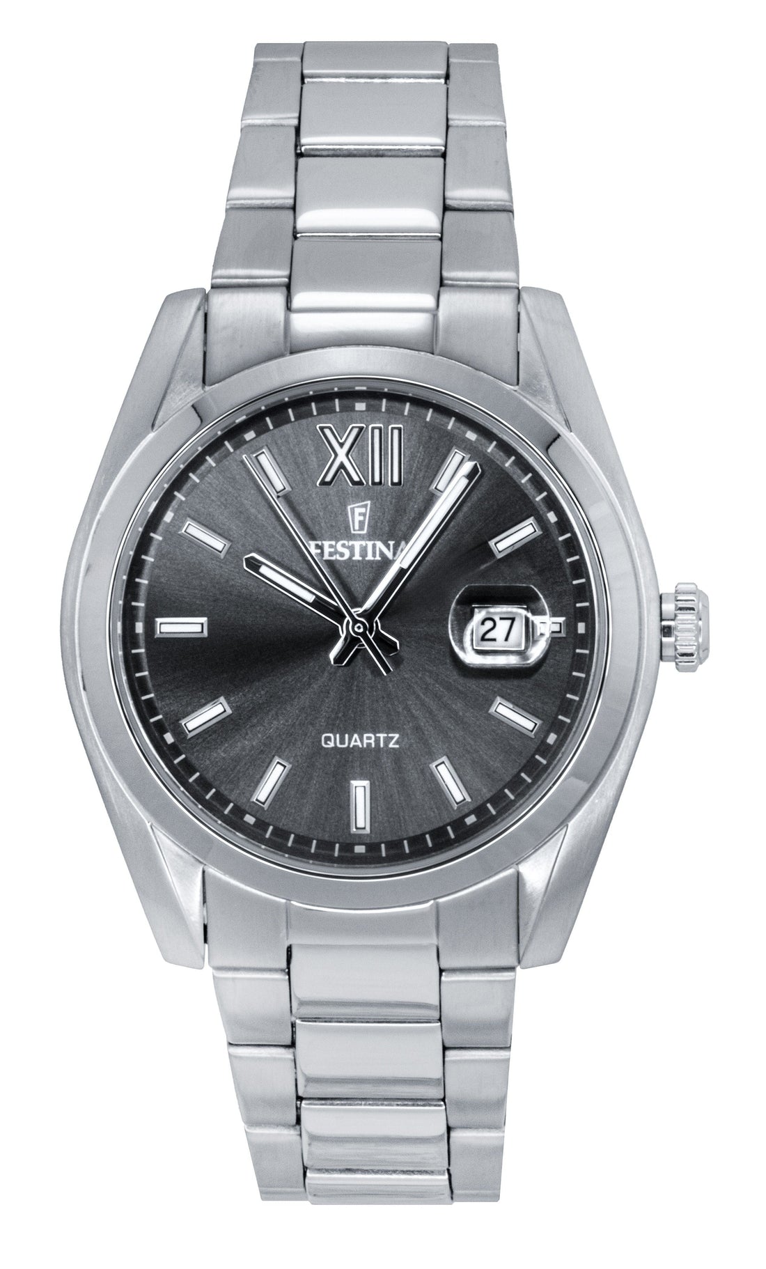 Festina Classic Stainless Steel Grey Dial Quartz F20707 - 3 Men's Watch - Prestige Stones