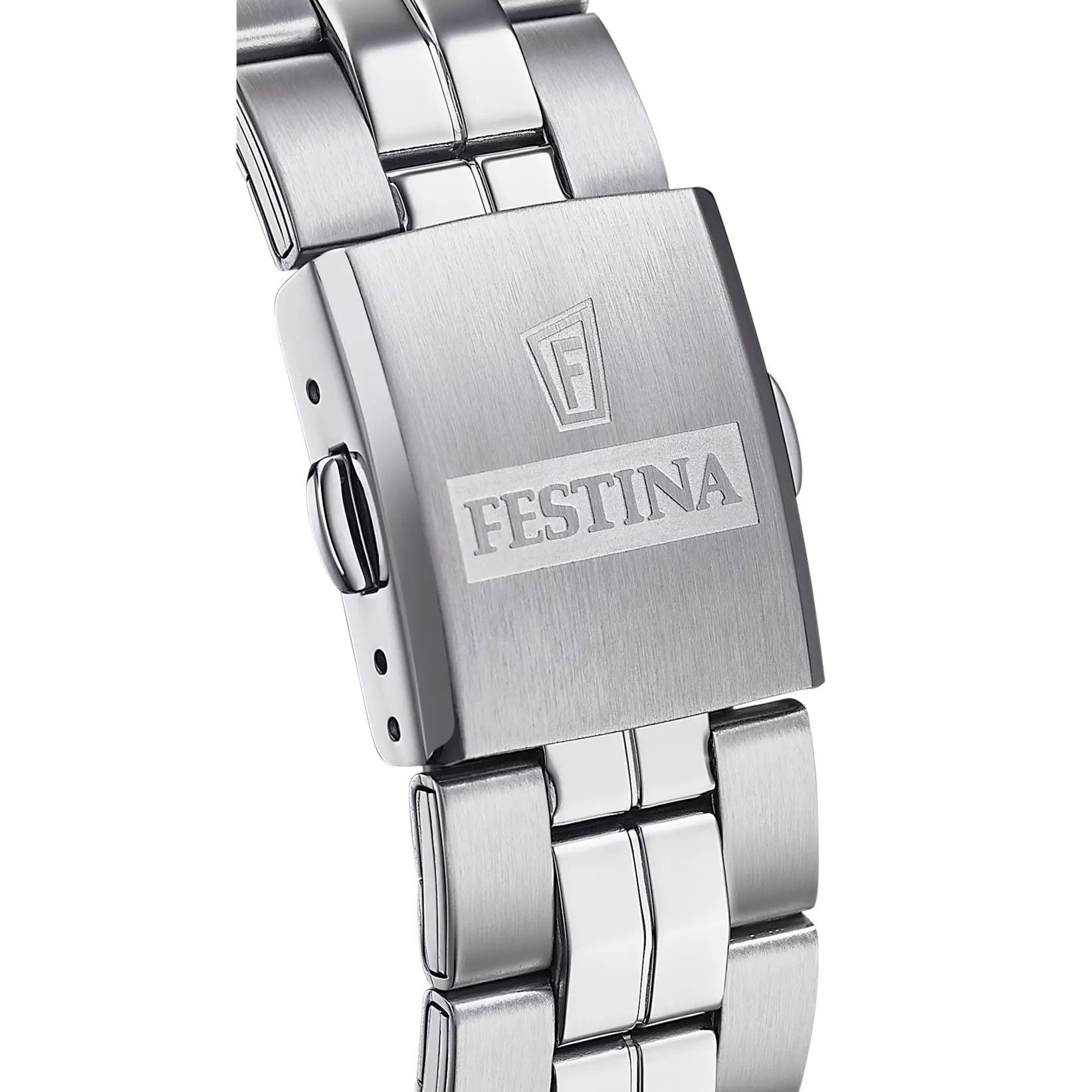 Festina Classics Stainless Steel White Dial Quartz F20437 - 1 100M Men's Watch - Prestige Stones