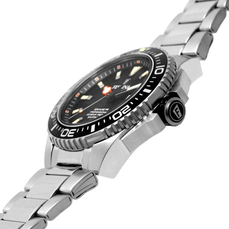 Festina Diver Stainless Steel Black Dial Quartz F20663 - 3 200M Men's Watch - Prestige Stones