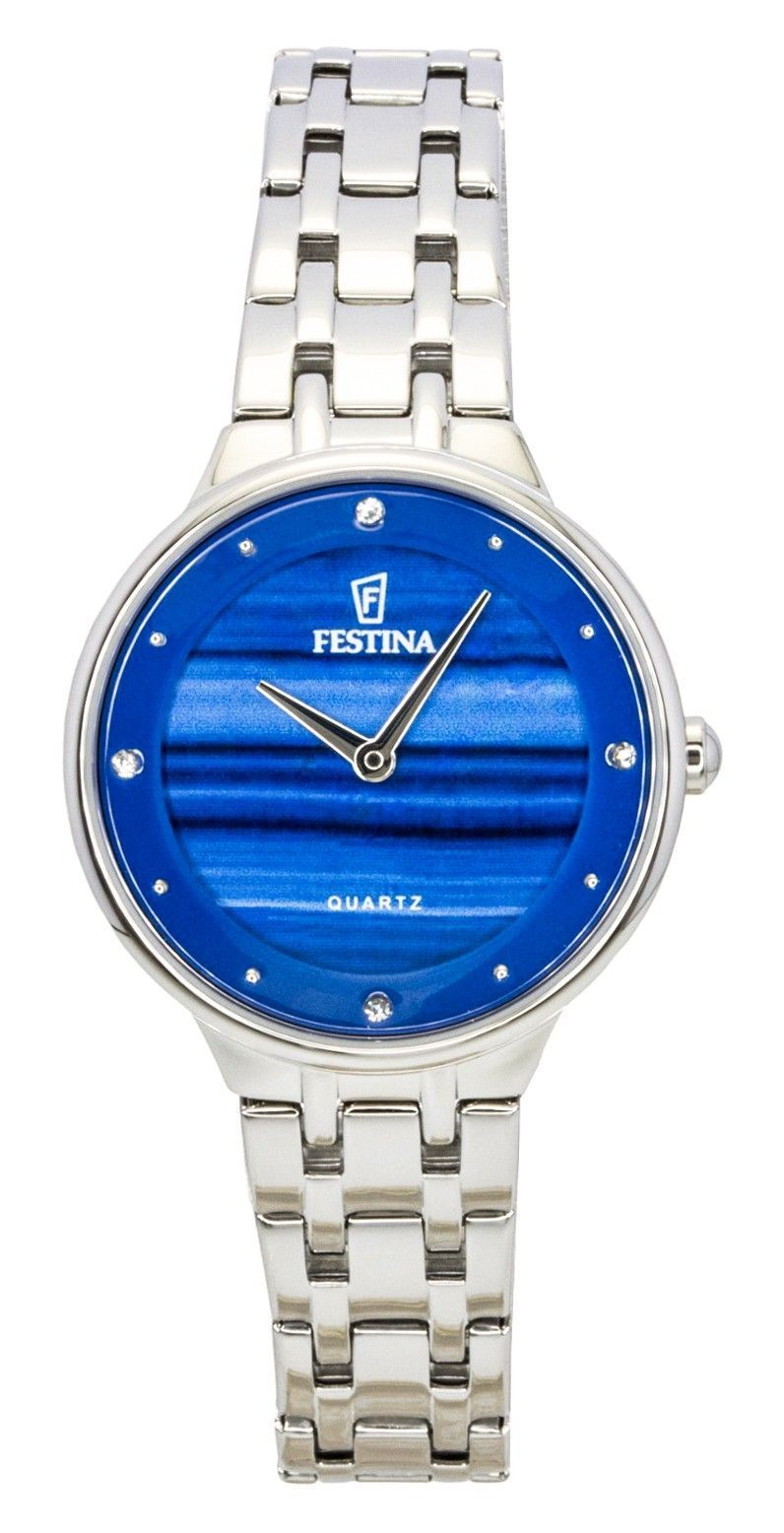 Festina Mademoiselle Stainless Steel Blue Dial Quartz F20600 - A Women's Watch - Prestige Stones