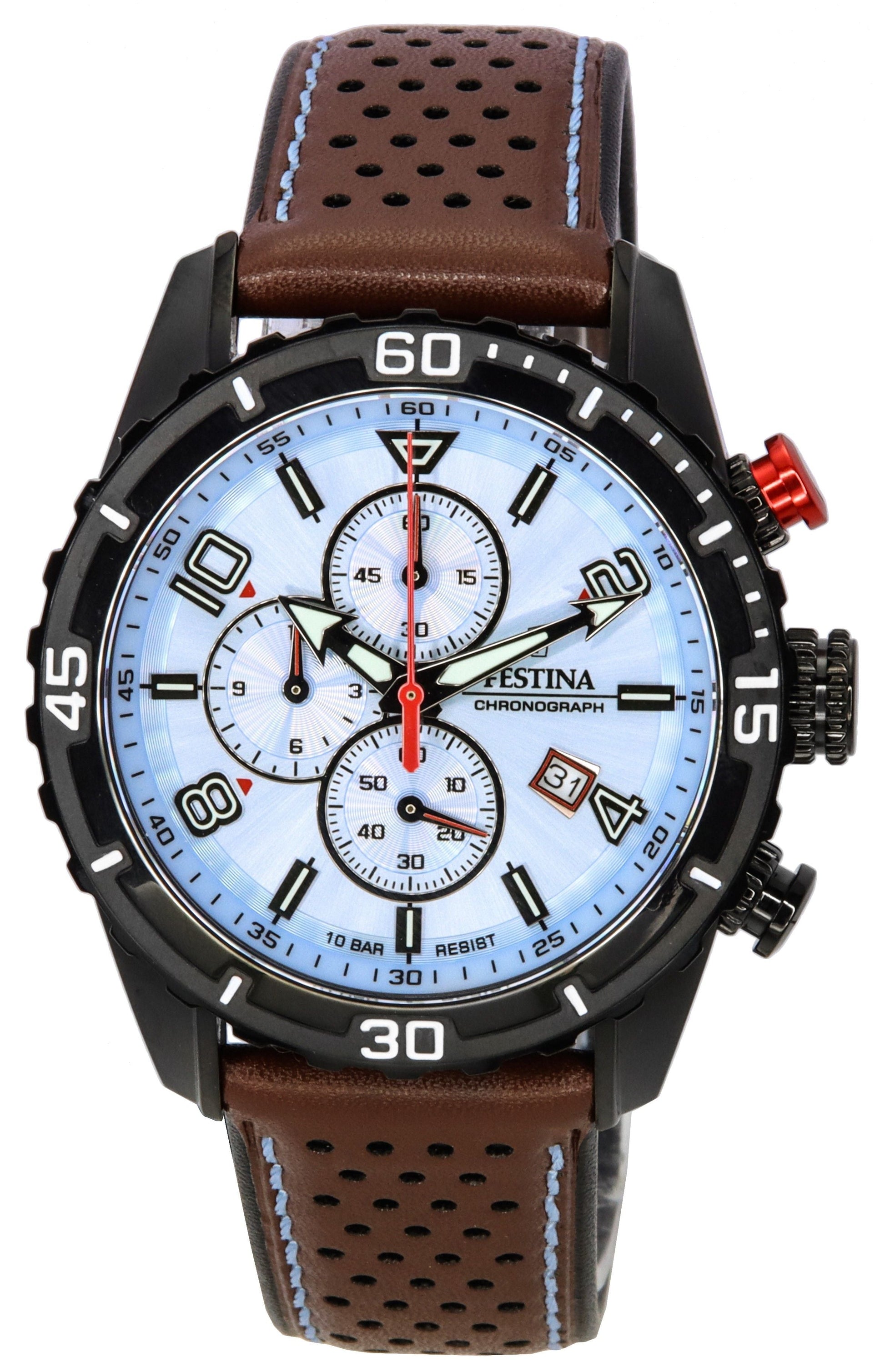 Festina Sport Chronograph Blue Dial Quartz F20519 - 1 F205191 100M Men's Watch - Prestige Stones