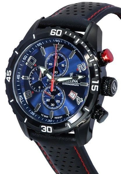 Festina Sport Chronograph Blue Dial Quartz F20519 - 2 F205192 100M Men's Watch - Prestige Stones