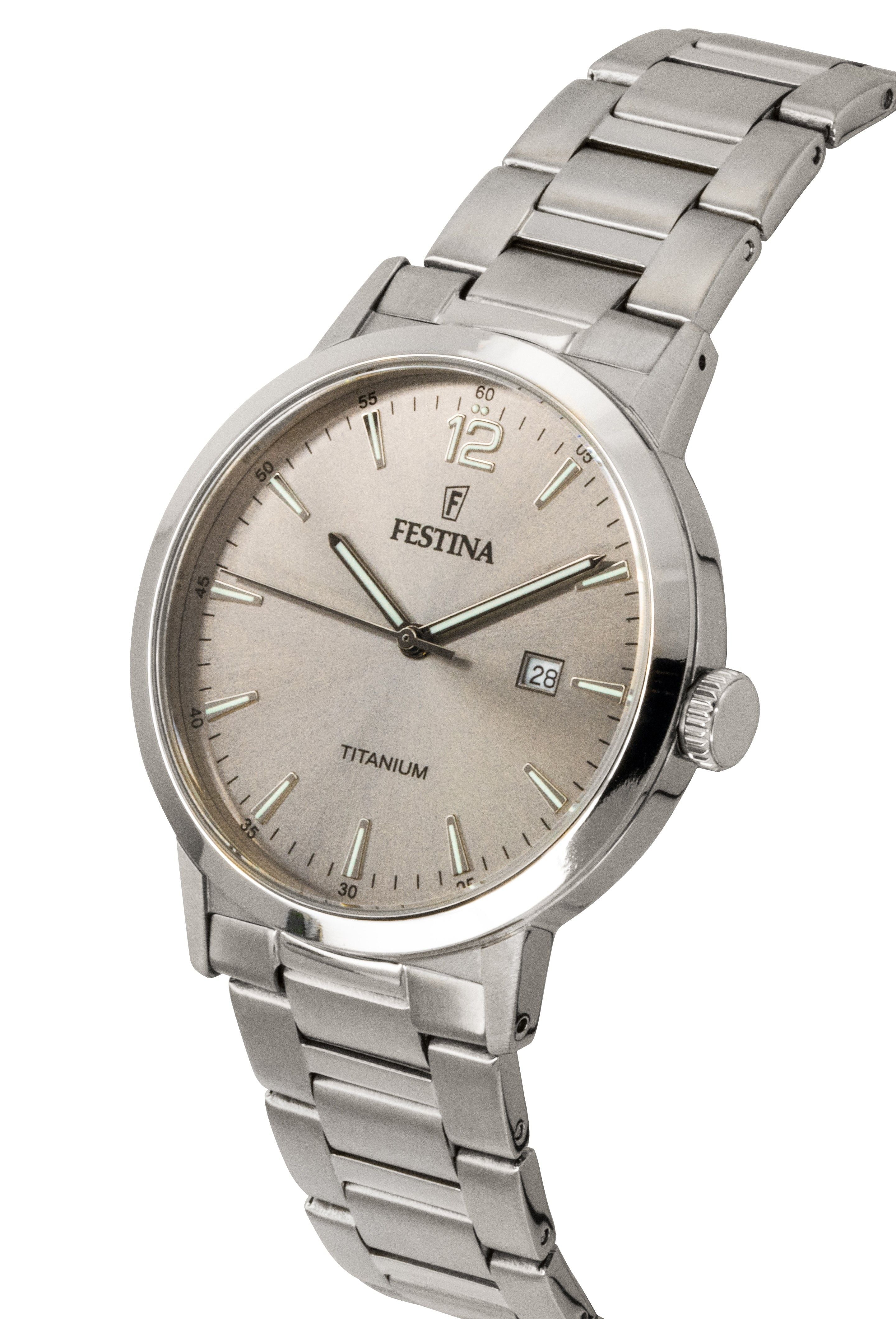 Festina Titanium Grey Dial Quartz F20435 - 2 Men's Watch - Prestige Stones