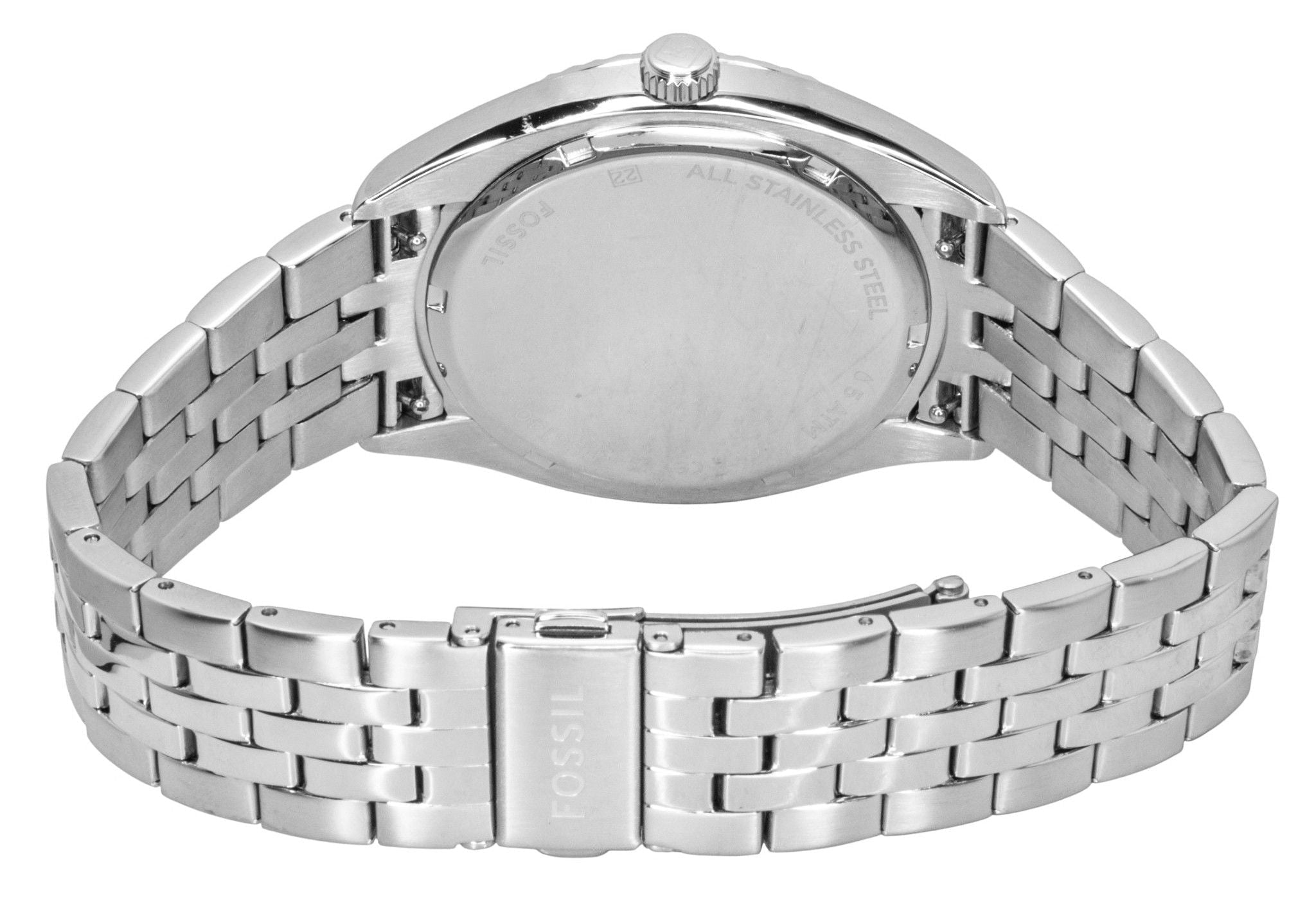Fossil Campbell Stainless Steel Blue Dial Quartz FS6140 Men's Watch - Prestige Stones
