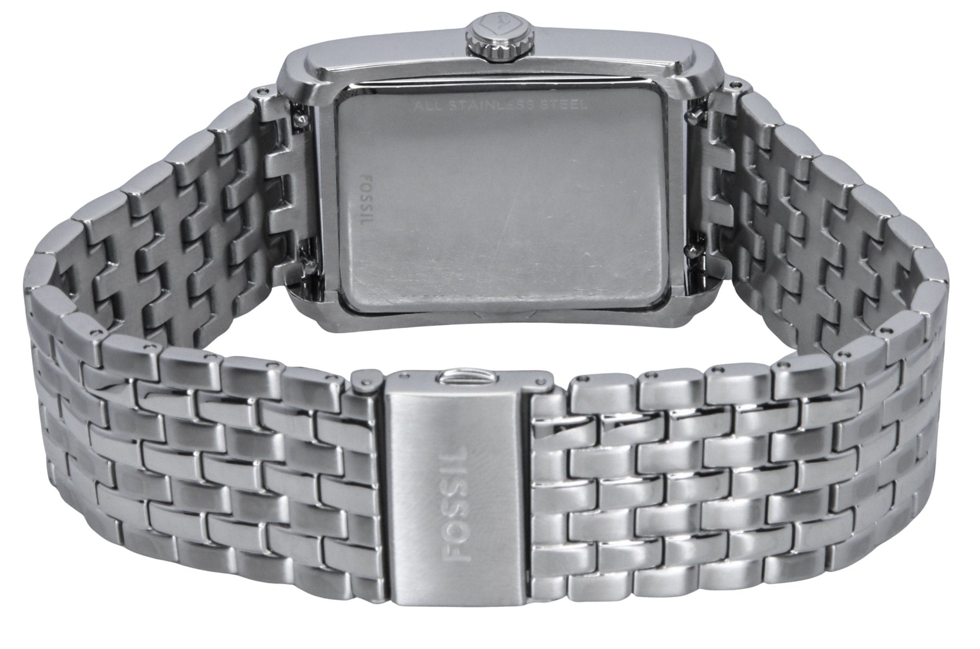 Fossil Carraway Stainless Steel Silver Dial Quartz FS6008 Men's Watch - Prestige Stones