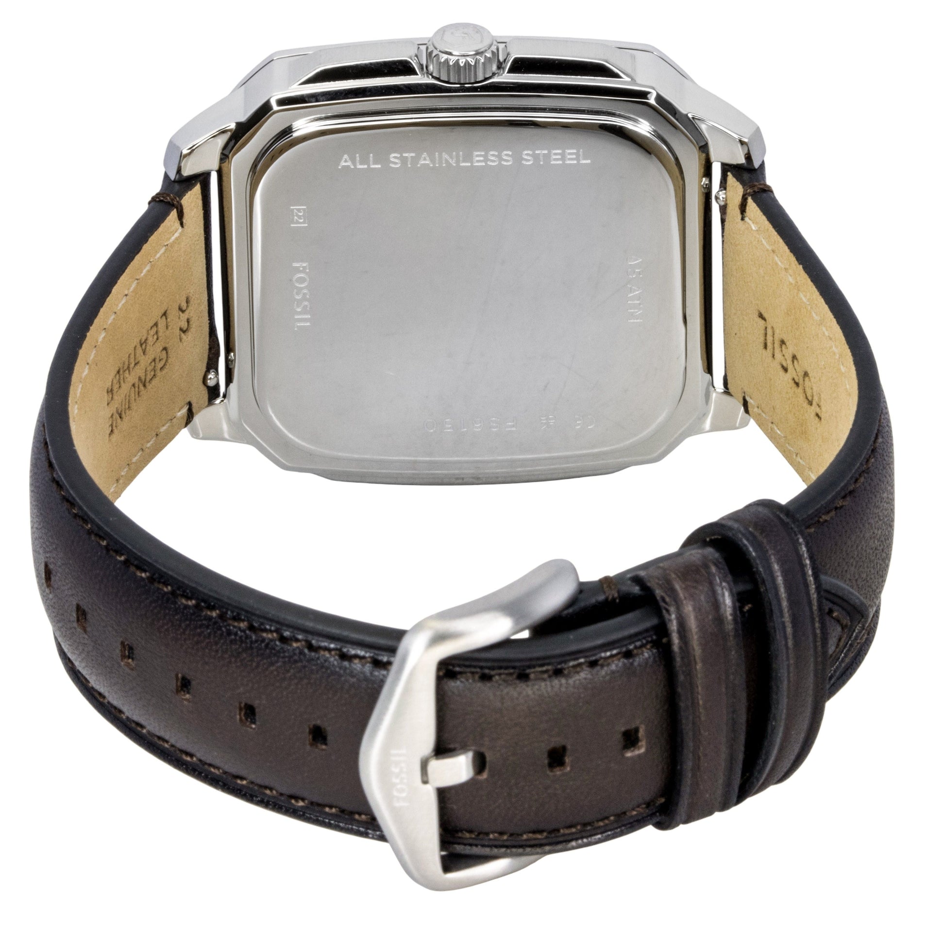 Fossil Crosby Leather Strap Green Dial Quartz FS6150 Men's Watch - Prestige Stones