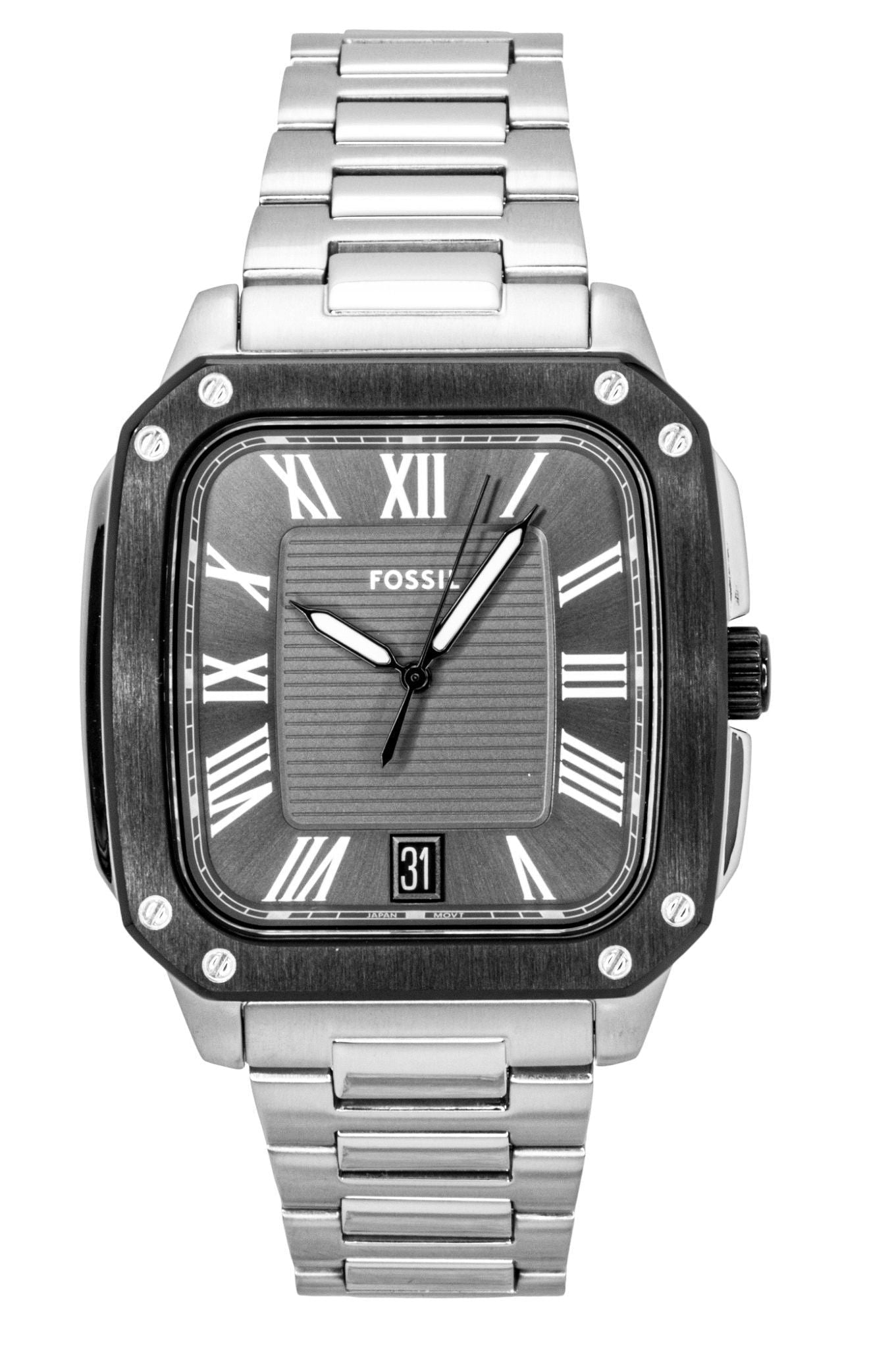 Fossil Crosby Stainless Steel Grey Dial Quartz FS6122 Men's Watch - Prestige Stones