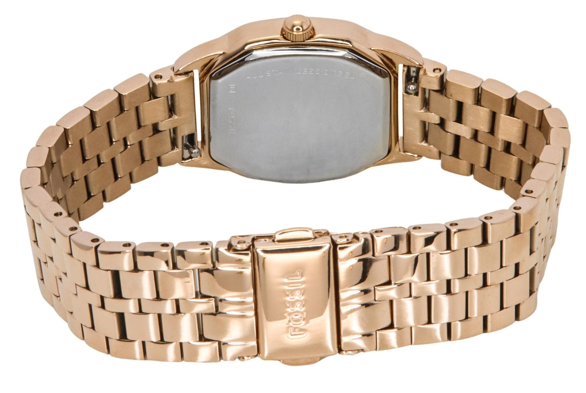 Fossil Harlow Rose Gold Tone Stainless Steel Cream Dial Quartz ES5386 Women's Watch - Prestige Stones