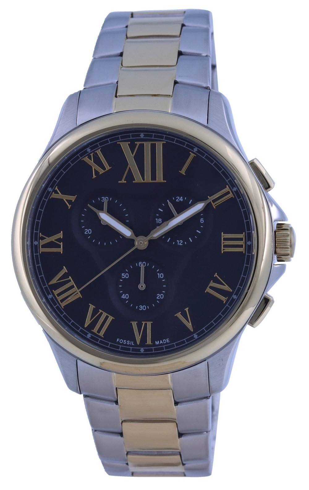 Fossil Monty Chronograph Two Tone Stainless Steel Quartz FS5636 Men's Watch - Prestige Stones