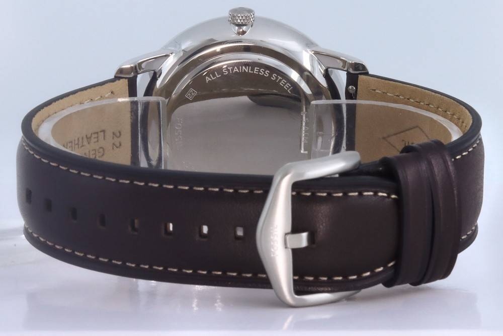 Fossil Neutra Minimalist Moonphase Silver Dial Quartz FS5905 Men's Watch - Prestige Stones