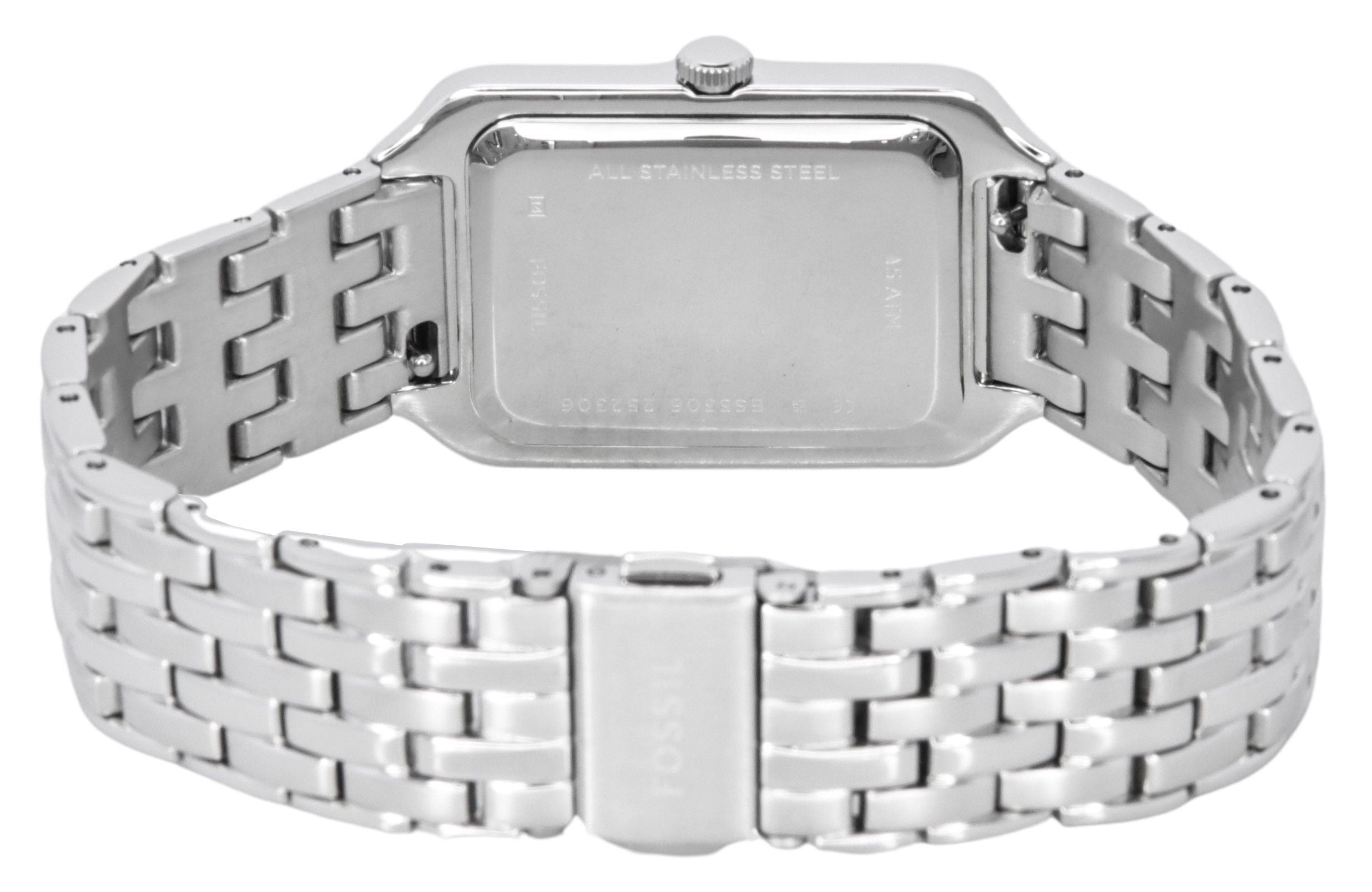 Fossil Raquel Stainless Steel White Mother Of Pearl Dial Quartz ES5306 Women's Watch - Prestige Stones