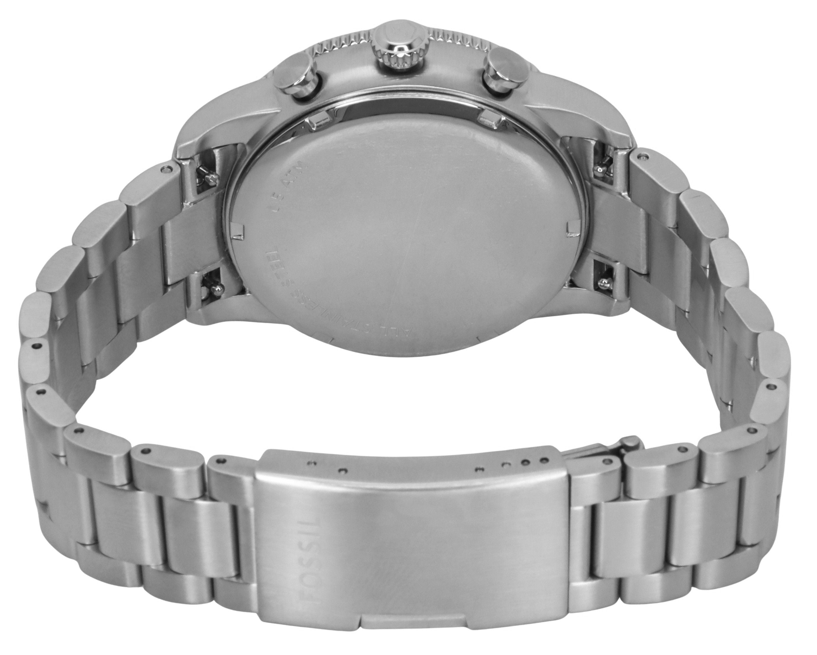 Fossil Sport Tourer Chronograph Stainless Steel Black Dial Quartz FS6045 Men's Watch - Prestige Stones
