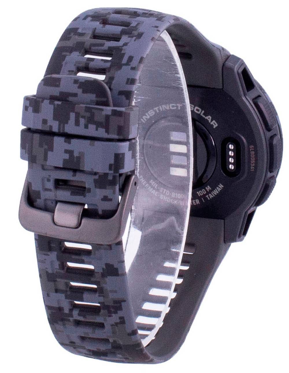 Garmin Instinct Solar Tactical Edition Graphite Camo Silicone Band 010 - 02293 - 05 Multisport Watch - Prestige Stones