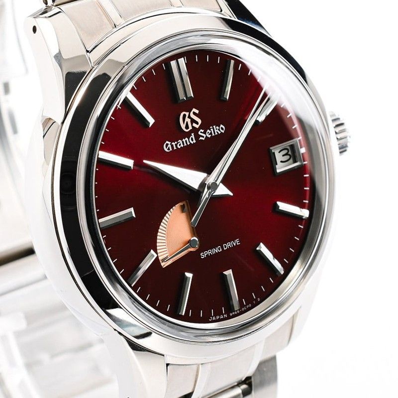 Grand Seiko Elegance Limited Edition 20th Anniversary Stainless Steel Red Dial Automatic SBGA499G 100M Men's Watch - Prestige Stones