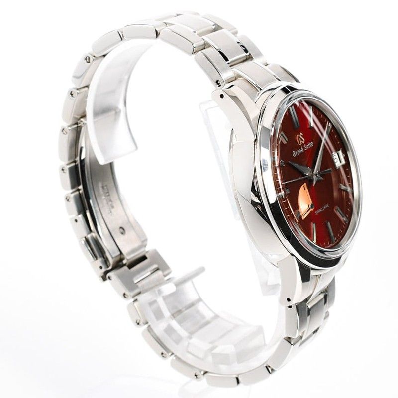 Grand Seiko Elegance Limited Edition 20th Anniversary Stainless Steel Red Dial Automatic SBGA499G 100M Men's Watch - Prestige Stones