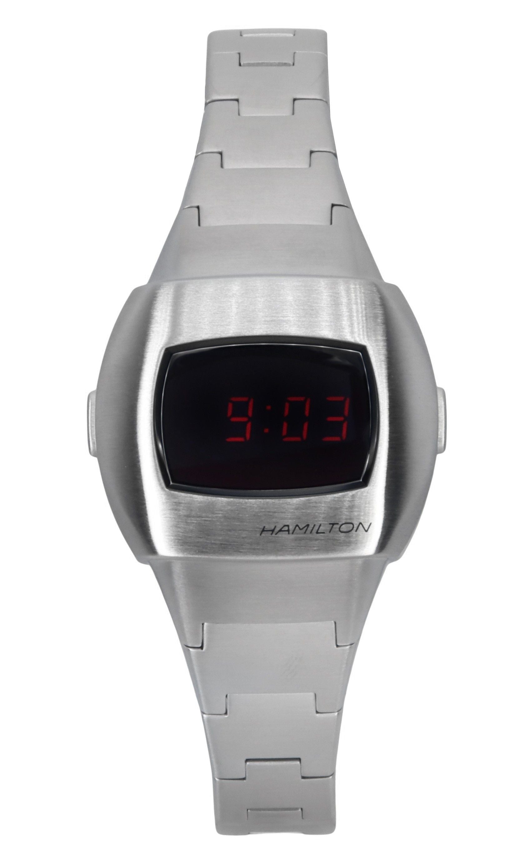 Hamilton American Classic PSR 74 Digital Stainless Steel Quartz H52304130 100M Men's Watch - Prestige Stones