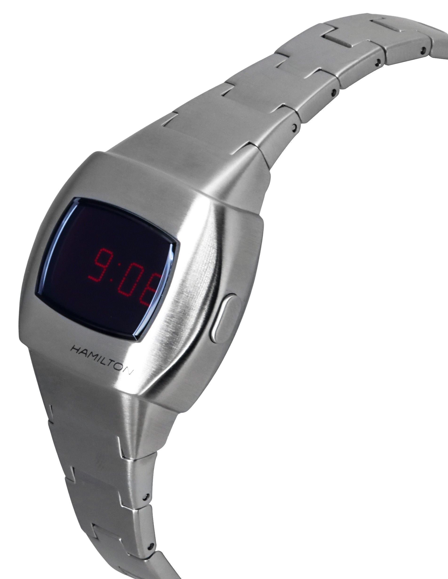 Hamilton American Classic PSR 74 Digital Stainless Steel Quartz H52304130 100M Men's Watch - Prestige Stones