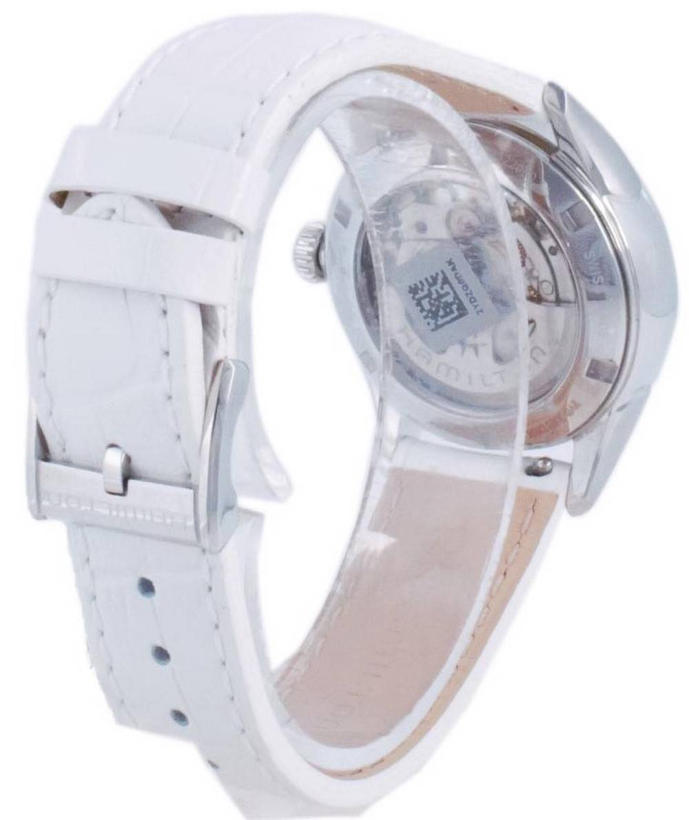 Hamilton Jazzmaster Open Heart Leather Automatic H32205890 Women's Watch - Prestige Stones