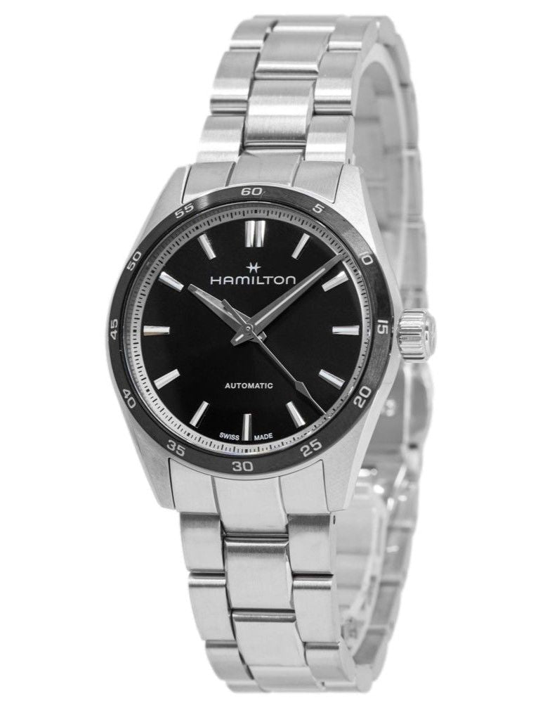 Hamilton Jazzmaster Performer Stainless Steel Black Dial Automatic H36205130 100M Men's Watch - Prestige Stones