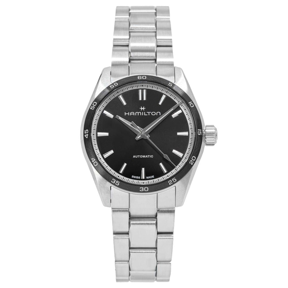 Hamilton Jazzmaster Performer Stainless Steel Black Dial Automatic H36205130 100M Men's Watch - Prestige Stones