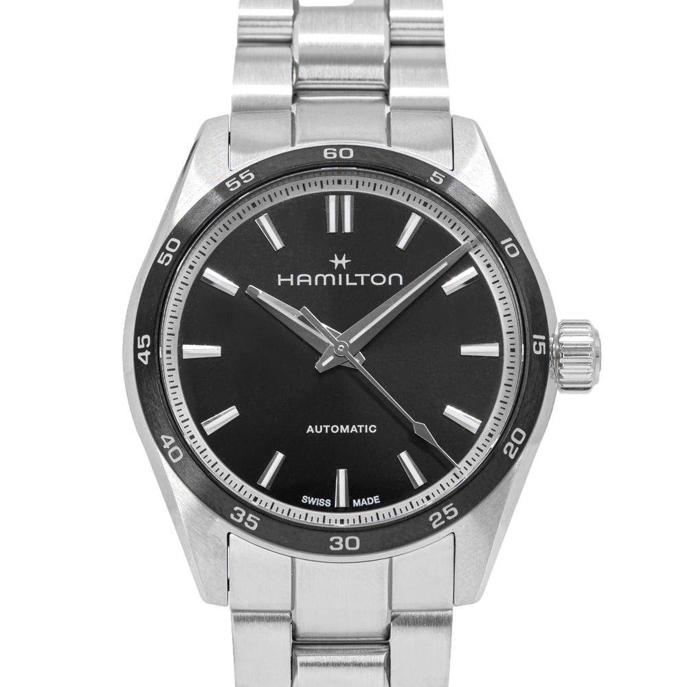 Hamilton Jazzmaster Performer Stainless Steel Black Dial Automatic H36205130 100M Men's Watch - Prestige Stones