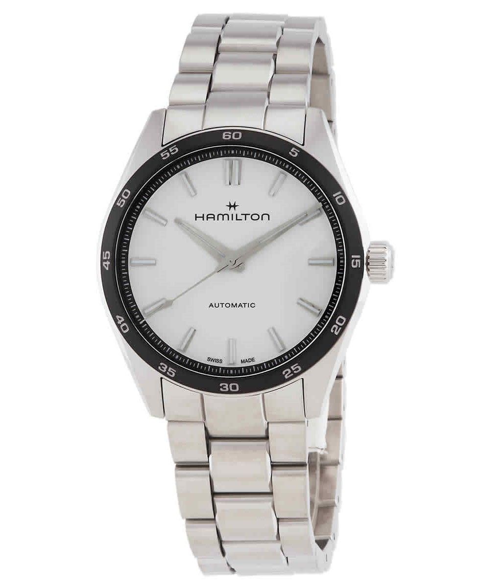 Hamilton Jazzmaster Performer Stainless Steel White Dial Automatic H36205110 100M Men's Watch - Prestige Stones