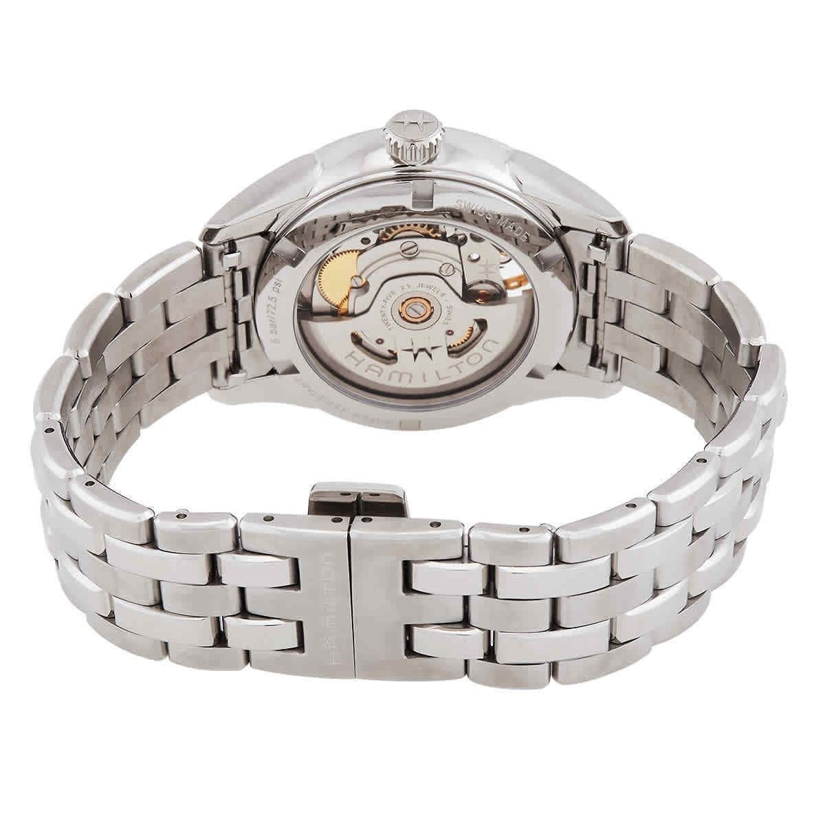 Hamilton Jazzmaster Stainless Steel Pink Open Heart Dial Automatic H32215170 Women's Watch - Prestige Stones