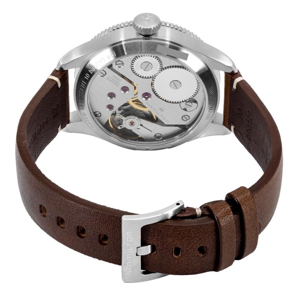Hamilton Khaki Aviation Pilot Pioneer Black Dial Mechanical H76719530 100M Men's Watch - Prestige Stones