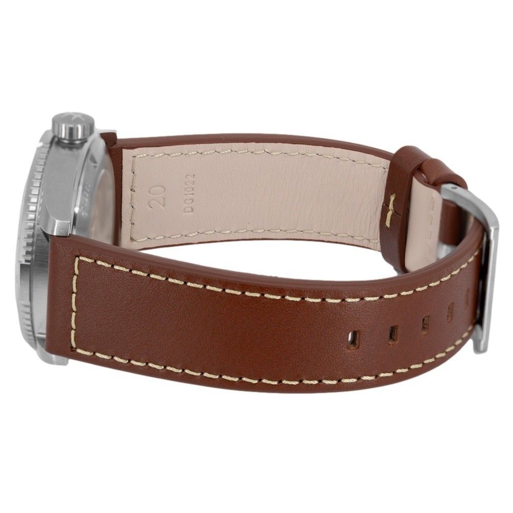 Hamilton Khaki Field Expedition Leather Strap Blue Dial Automatic H70225540 100M Men's Watch - Prestige Stones
