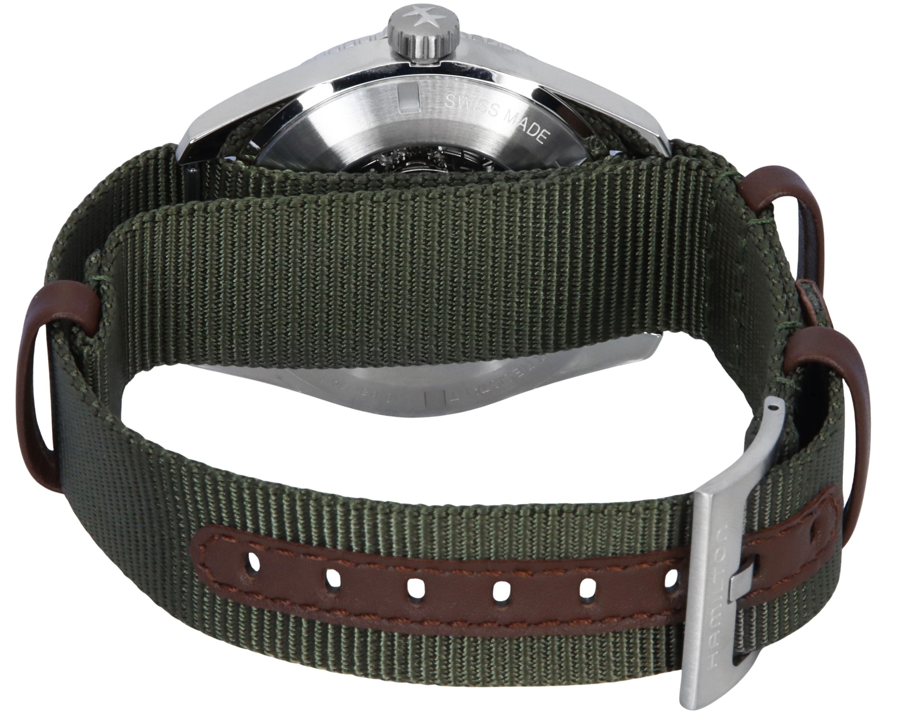 Hamilton Khaki Field Expedition Textile Strap White Dial Automatic H70315910 100M Unisex Watch - Prestige Stones