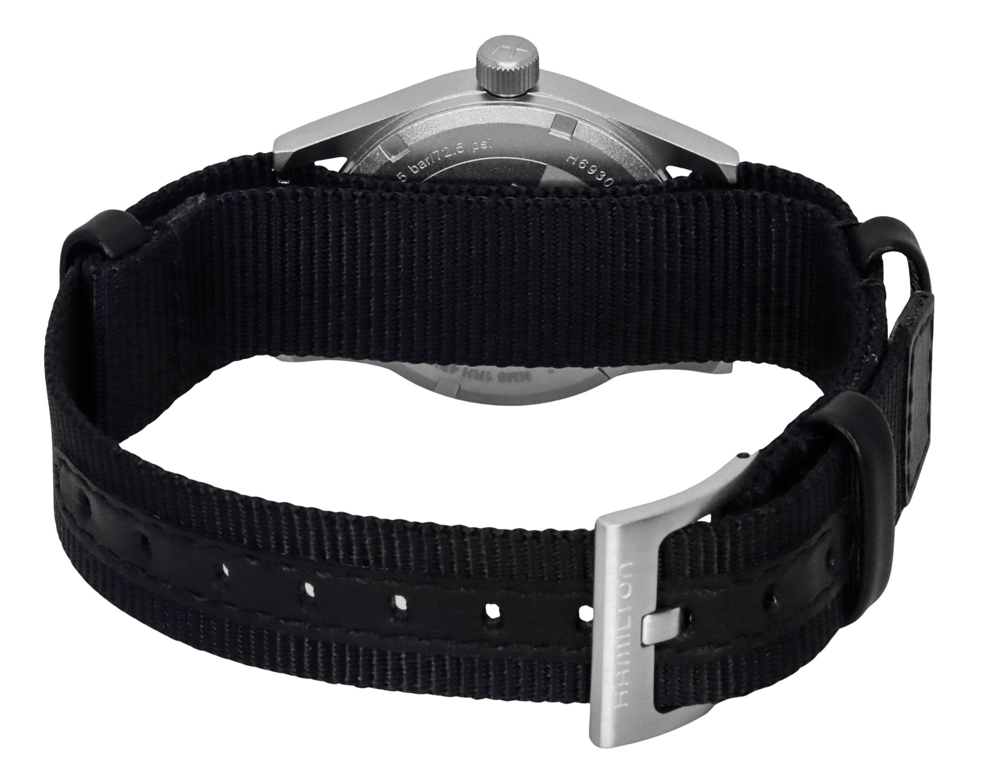 Hamilton Khaki Field Textile Strap Black Dial Quartz H69301430 Unisex Watch - Prestige Stones