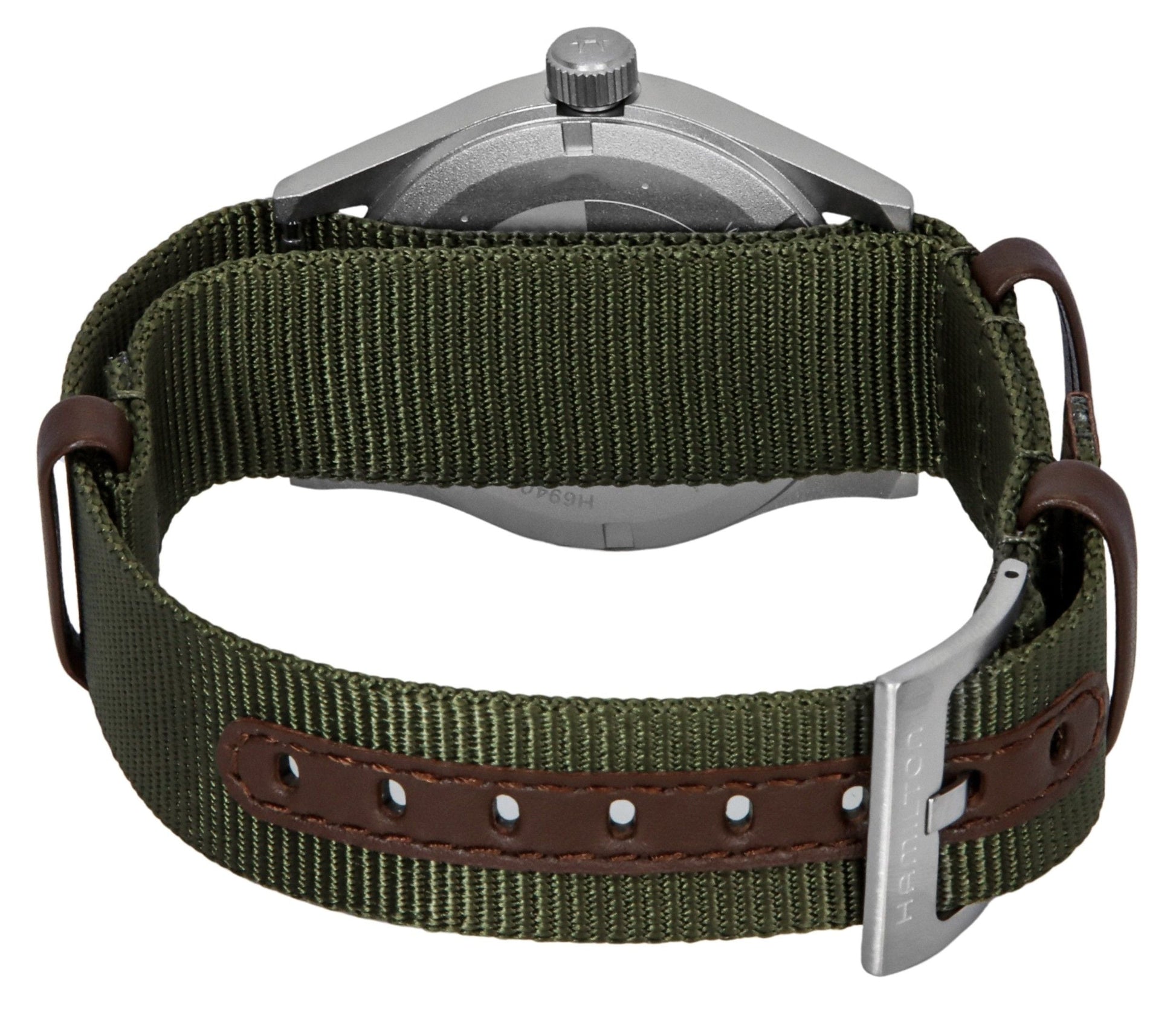 Hamilton Khaki Field Textile Strap Black Dial Quartz H69401930 Unisex Watch - Prestige Stones