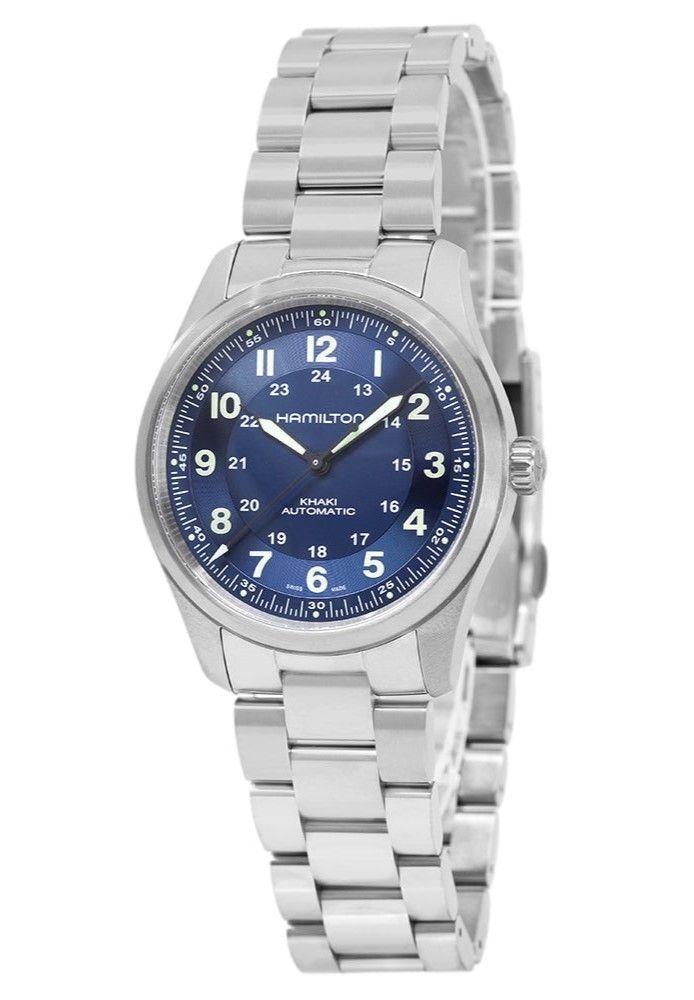 Hamilton Khaki Field Titanium Blue Dial Automatic H70205140 100M Men's Watch - Prestige Stones