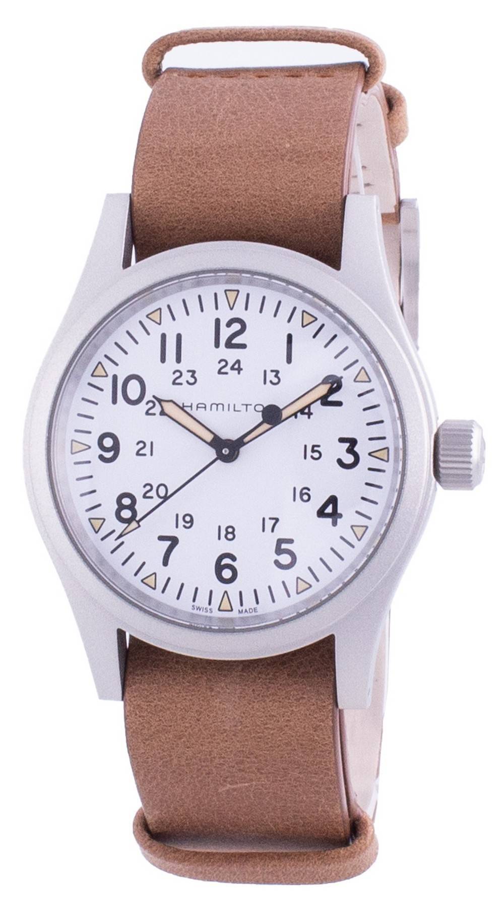 Hamilton Khaki Field White Dial Automatic H69439511 Men's Watch - Prestige Stones