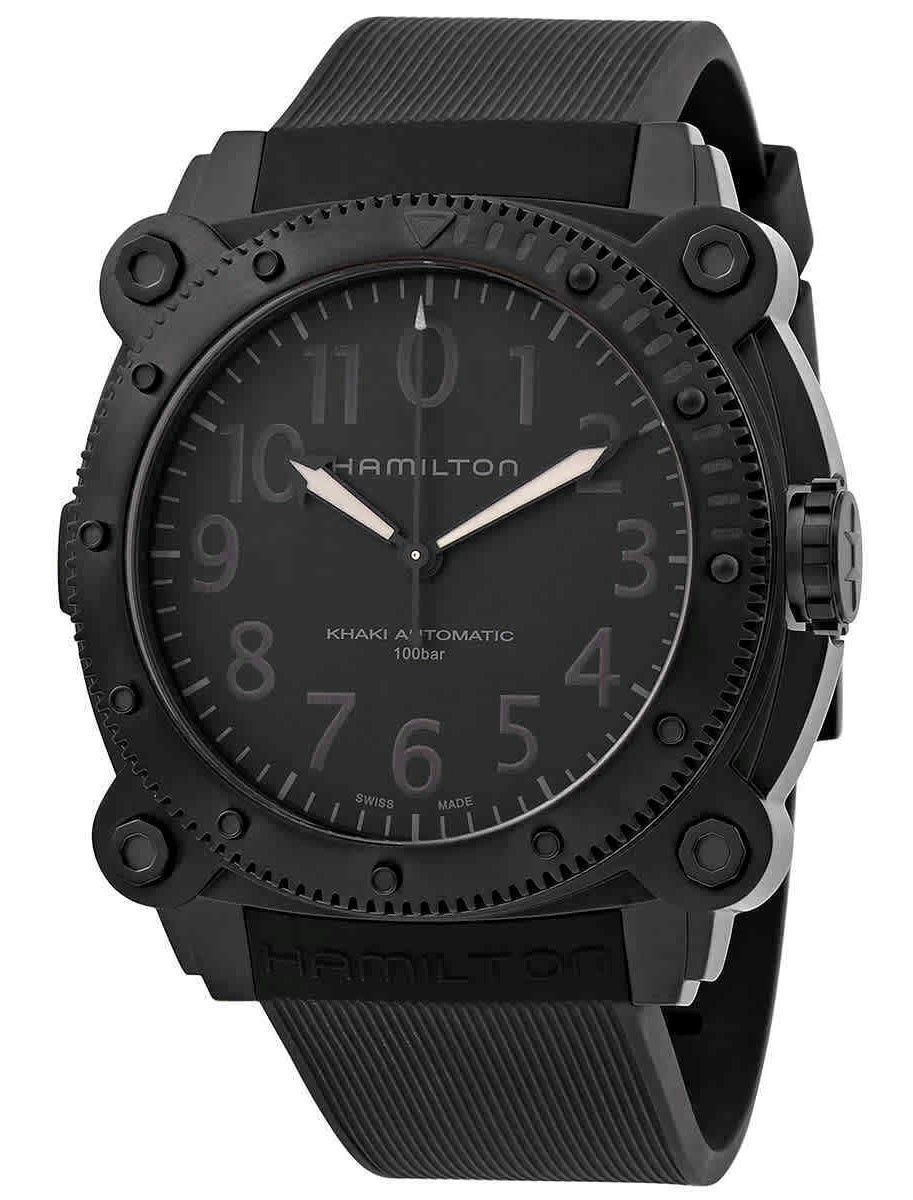 Hamilton Khaki Navy Belowzero Automatic Diver's Titanium H78505330 1000M Men's Watch - Prestige Stones