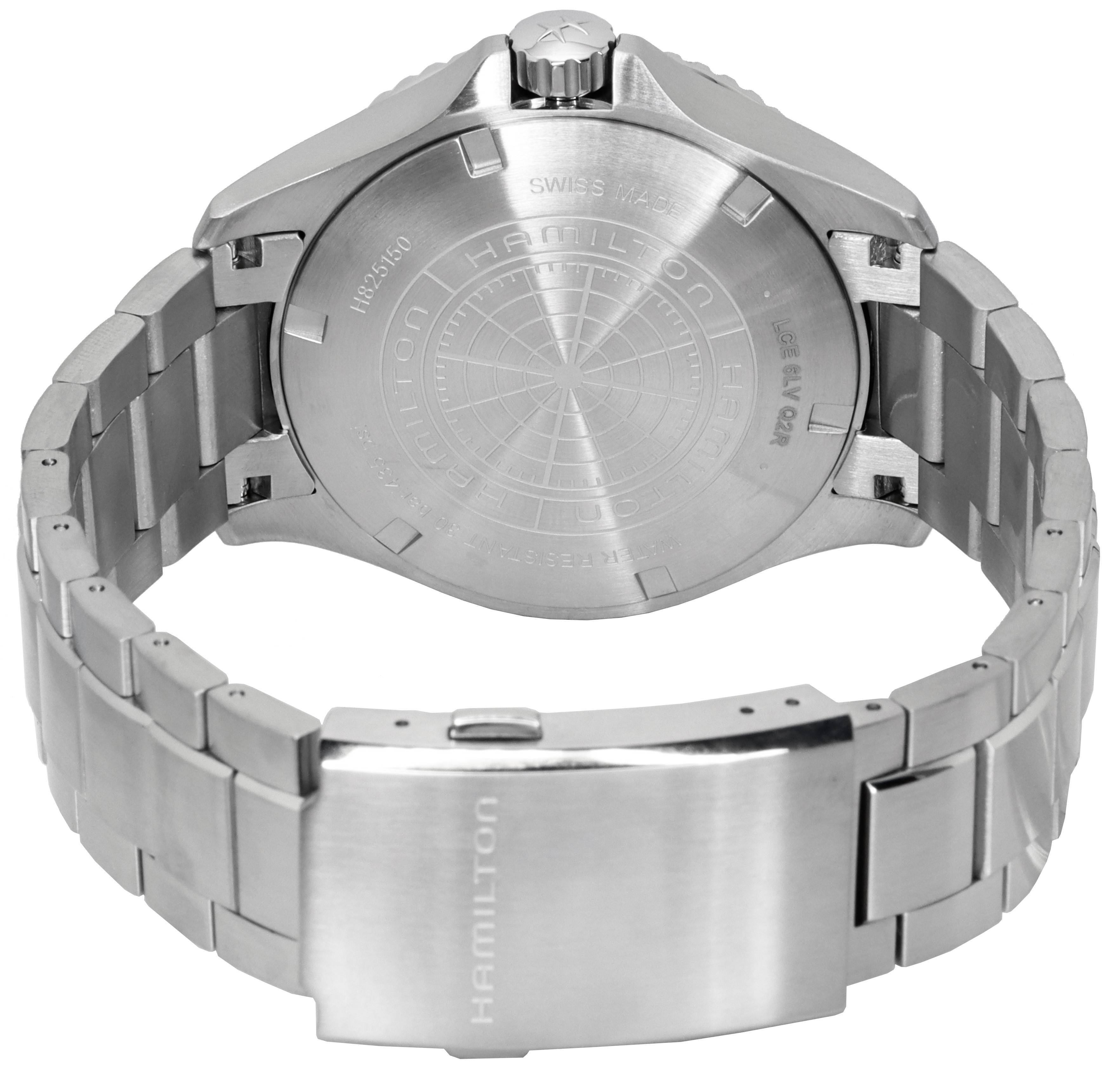 Hamilton Khaki Navy Scuba Black Dial Automatic Diver's H82515130 300M Men's Watch - Prestige Stones