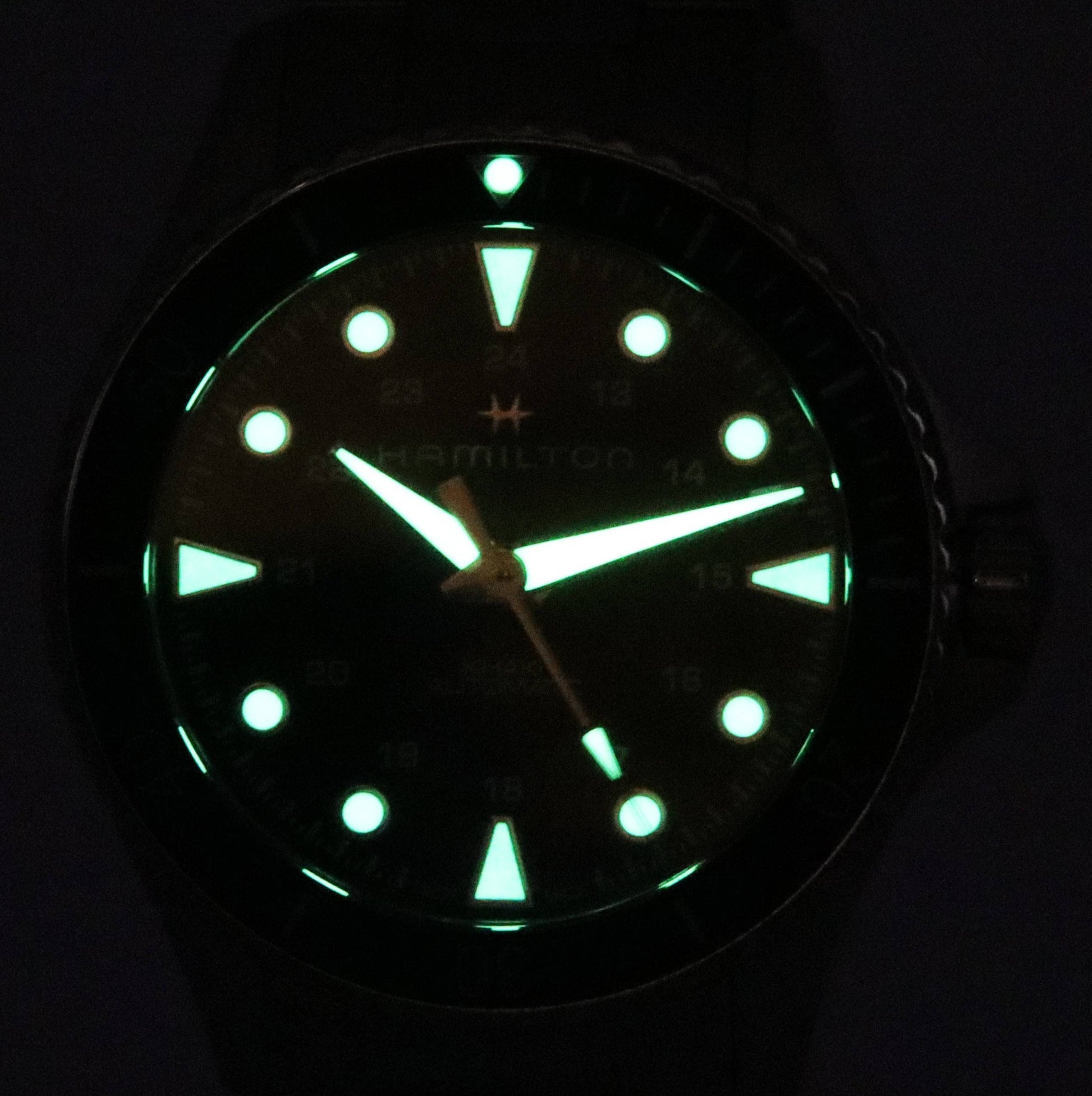 Hamilton Khaki Navy Scuba Black Dial Automatic Diver's H82515130 300M Men's Watch - Prestige Stones