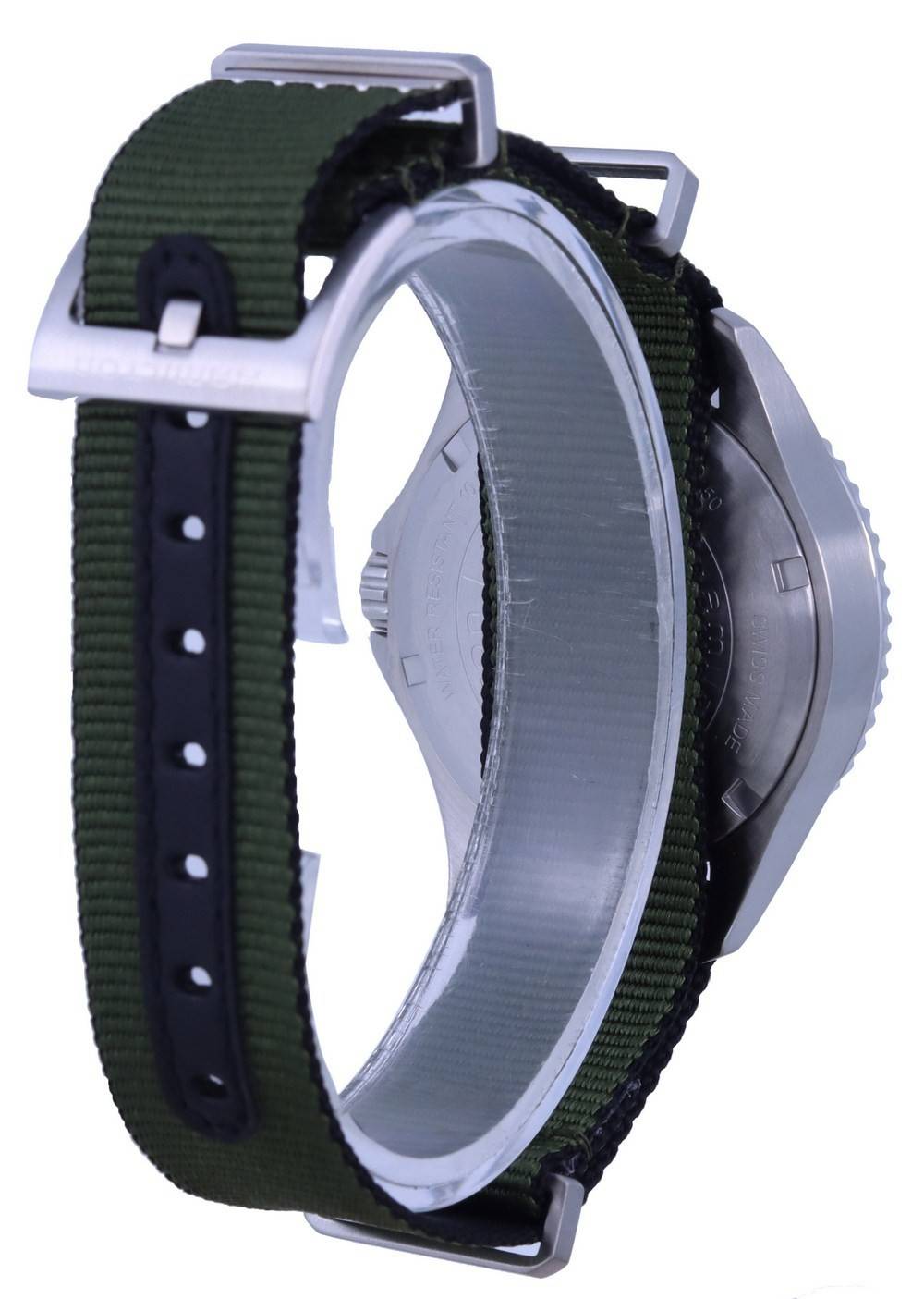 Hamilton Khaki Navy Scuba Green Dial Automatic H82375961 100M Men's Watch - Prestige Stones